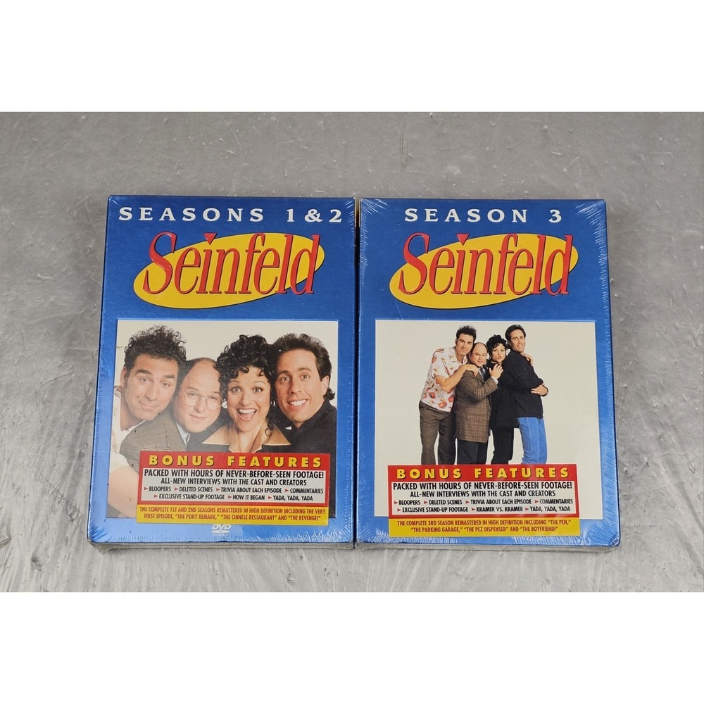 Seinfeld Seasons 1, 2 & 3 DVD TV Show Comedy Series NEW Sealed